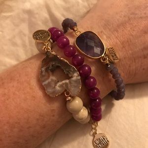 Kinsley Armelle Jewelry - NEW Kinsley Armelle Stone- Lavender bracelet Kinsley Armelle Jewelry - NEW Kinsley Armelle Stone- Lavender bracelet